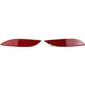 Resim Wangxi Araba Arka Tampon Reflektörleri Abs Kırmızı Reflektif Renault Megane Iıı Hatchback 2008 2016 Fluence İçin 