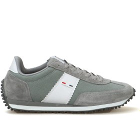 Resim Hammer Jack Hakiki Deri Pontos Gri Erkek Sneaker Ayakkabı 