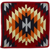Resim HitDukkan Dekoratif Otantik Çift Taraflı Fermuarlı Kilim Şark Köşesi Minder Kılıfı (40cmx41cm) 