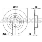 Resim Braxis AE0466 Arka Fren Disk Aynası 323 S Vı Bj 1.4 16V 1.4 16 09 98 10 03 323 F Vı Bj 1.4 1.6 2.0 Td 2.0 1.4 16V B26Y26251 