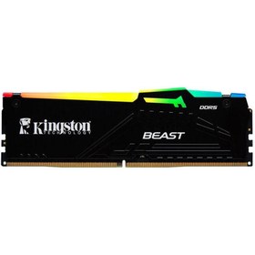 Resim Kingston Beast RGB 64GB (2x32GB) DDR5 6000MHZ CL30 Siyah Ram-KF560C30BBEAK2-64TR 