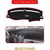 Resim Volvo S80 1998-2006 Torpido Koruma Halısı Kırmızı Kenar 