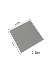 Resim Wozlo 3 0mm 100x100mm Chipset Soğutucu Termal Pad Cep Telefonu Notebook Ps4 Ps5 Gri 13w/m K 