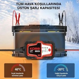 Resim Lidyahan Store KBS2A 6V/12V 60AH Akıllı Akü Şarj ve Akü Bakım/desülfatör 