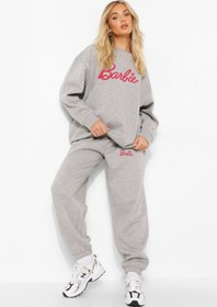 Resim LAND MODA Kadın Brooklyn Baskılı Kapüşonlu Sweatshirt Eşofman Alt Üst Takımı 