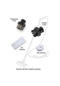 Resim Cb-107c Buharlı Temizlik Makinası Yedek Havlu&fırça Seti 