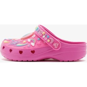 Resim Skechers Heart Charmer - Girly Land Küçük Kız Çocuk Pembe Işıklı Terlik 308406N Hpmt 