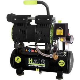 Resim Hais ZBS09 9 L 0.75 HP Sessiz Yağsız Hava Kompresörü 