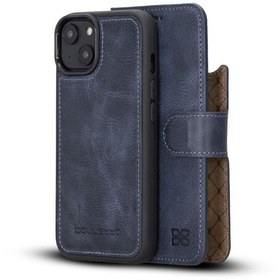 Resim bouletta Apple iPhone 14 Serisi Cüzdanlı Çıkarılabilir Deri Kılıf - iPhone 14 / Lacivert 
