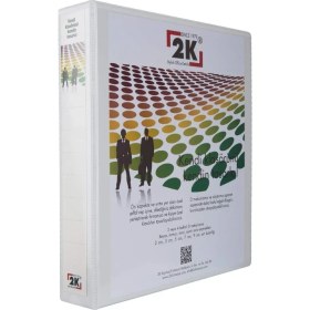 Resim 2k 05-4d-B 4 Halka D Mekanizmalı Klasör Kutu Içi, Beyaz, 5 Cm, 10 Adet 