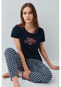 Resim Pierre Cardin Kadın Lacivert Pijama Takım Lacivert 