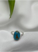 Resim ANSAR JEWELLERY Gümüş Türkuaz Yüzük 