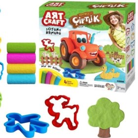 Resim Art Craft Sevimli Çiftlik Oyun Hamuru Seti 200 Gr. Karışık 