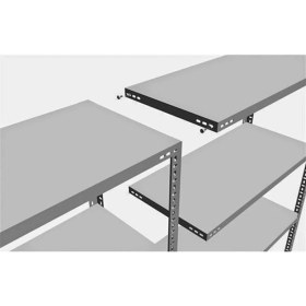 Resim Uzman Grup Raf Sistemleri Uzman Grup Raf Çelik Raf-6 Raflı 2metre 31X75 Çelik Raf-Depo Rafı 