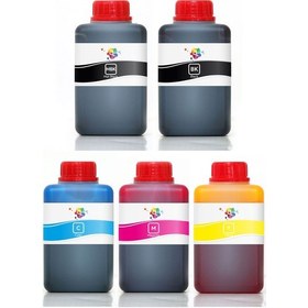 Resim QC Canon imagePROGRAF iPF760 MFP Uyumlu Yazıcı Mürekkep Seti 500ml 5 Renk 