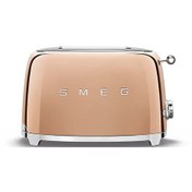 Resim SMEG 50'S Style Retro TSF01RGEU Rose Gold 2x Ekmek Kızartma Makinesi 