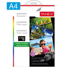 Resim Tanex Fotoğraf Kağıdı A4 240 gr 210 mm x 297 mm 20 Sayfa 