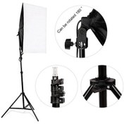 Resim Fototek 50 x 70 CM Tek Duylu Sürekli Işık Softbox + 2 M Işık Ayağı 