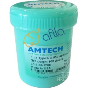 Resim Amtech NC-559-ASM-UV Krem Flux Pastası 100G (Yeşil Bardak) 