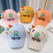 Resim 1 adet Çocuklar için Dinozor Beyzbol Şapkası, %100 Polyester Güneş Koruma Şapkası Erkek & Kız Çocuklar İçin, Sevimli Hayvan Tasarımı, Günlük Rahat Giyim İçin Uygun, Şükran Günü Hediyesi, 3-5 Yaş Arası Çocuklar İçin Uygun 