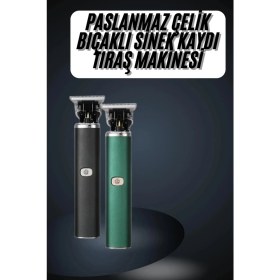 Resim Paslanmaz Çelik Lı Sinek Kaydı Tıraş Makinesi Uzun Ömürlü 