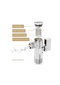 Resim Fause Filtreli Ara Musluk Kdc110 Krom 