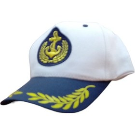 Resim Çocuk Denizçi Şapkası Unisex Model 52-54cm Aralığı Ayarlanabilir 