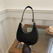 Resim Kadın Taş Desenli Şık El Çantası - Fermuarlı, Günlük Kullanıma Uygun El Çantası, Zarif Günlük Aksesuar, Dayanıklı Fermuarlı Çanta | Şık El Çantası | 