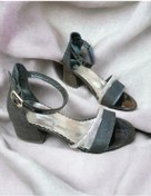 Resim Meliten Kids Siyah Tek Biyeli Abiye Kız Çocuk Topuklu Ayakkabı Siyah 