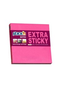 Resim Stıckn Extra Yapışkanlı 76x76 MM Neon Pembe 90 Yaprak Not Kağıdı 