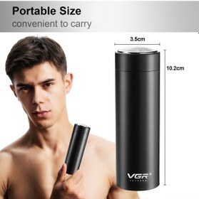 Resim Qingmipy Usb Şarjlı Taşınabilir Mini Tıraş Makinesi - Beyaz Renk, Hızlı Ve Etkili Tıraş Deneyimi 8 Saat 