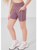 Resim Gül Kurusu Esnek Standart Fit Basic Performans Kız Çocuk Tayt - 75189 Gül Kurusu 