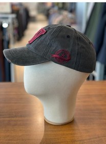 Resim Hamze W Logo Vintage Yıkamalı Eskitme Cap Şapka Füme 