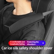 Resim 1-Paket / 2-Paket Araba Koltuk Kemeri Omuz Pedleri - Uzun Sürüşler için Nefes Alabilir Güvenlik Omuz Kapakları, Arabalar ve Kamyonlar için Uygun, Basınç Giderme ve Ergonomik Tasarım ile Tüm Mevsim Konforu, Her Mevsimde Sürüş | Güvenli Uyumlu Kapak | Dolgulu Omuz Desteği, Kemer Örtüsü Omuz Kayışı 