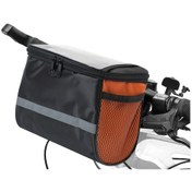 Resim Yifomall Bisiklet Çubuk Çantası - Geniş Kapasiteli, 600d Mesh Malzeme, Tüm Bisikletlere Uygun, Oranj Turuncu 