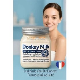 Resim Kuzgun Ticaret Bfs Donkey Milk Vücut Peelingi 500 ml - Ölü Deri Temizleyici, Cilt Aydınlatıcı ve Yoğun Nemlendirici Vücut Scrubı 