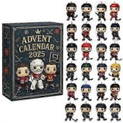 Resim Amerikan Futbolu Takımı 50. Yıl Dönümü Kör Kutu Akrilik Noel Ağacı Süsleme Kolye 26 18 3 Cm Buz Hokeyi Advent Takvimi 