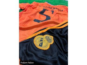 Resim Jude Belingham R.e.a.l M.a.d.r.i.d 2024/25 Yeni Sezon Iç Saha Çocuk Forması 4'lü SET(TURUNCU)ZYN26 