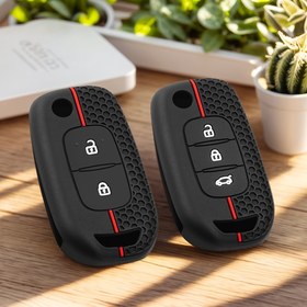 Resim For Renault Kadjar, Captur, Megane, Sandero Stepway, Logan, Clio 5 2022, Arkana 2020 2021 ve Kwid 2023 modelleri için anahtar kabı çevirmeli kılıf. 