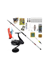 Resim Okuma Wave Power 8000 420cm 100-250gr Kendo Atlantic Profesyonel Sazan Kıyı Olta Takımı Seti 