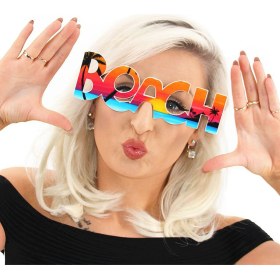 Resim Pazarcan Beach Yazılı Parti Gözlüğü 