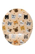 Resim Hype Store Kedi Desenli Bilek Destekli Moe Pad 