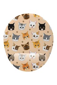 Resim Hype Store Kedi Desenli Bilek Destekli Moe Pad 