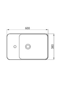 Resim Karen Banyo Award Tezgah Üstü 38 x 60 CM Lavabo 