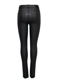 Resim Only Kadın Pantolon Onlanne K Mid Waist Coated Pnt Noos-22158 Siyah 