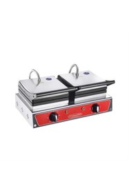 Resim Csa İnox CSA Karacasan Elektrikli Döküm Kare Waffle Makinesi 4 Lü 