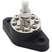 Resim Besthome1 180a Yüksek Akım Dc 48v Kablolu Bağlantı Terminali, 8+1 Çıkışlı, Siyah Nylon Kasa 