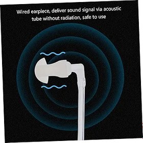 Resim UKCOCO 1pc Mono Başlıklar Için Akustik Tüp Kulaklık Yüksek Kalitesi Gürültü İzolasyonu Güvenlik Ve Eğlence Ortamlarında Kullanım Için Uygun 