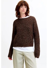 Resim Jack & Jones Jxskyla Kadın Kazak Kahverengi 