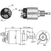 Resim ZM 12v Marş Otomatiği Bosch Tipi Kmm M6 Sağ Bmw-fıat Marea-ford Escort/fıesta-mercedes-opel Astra 